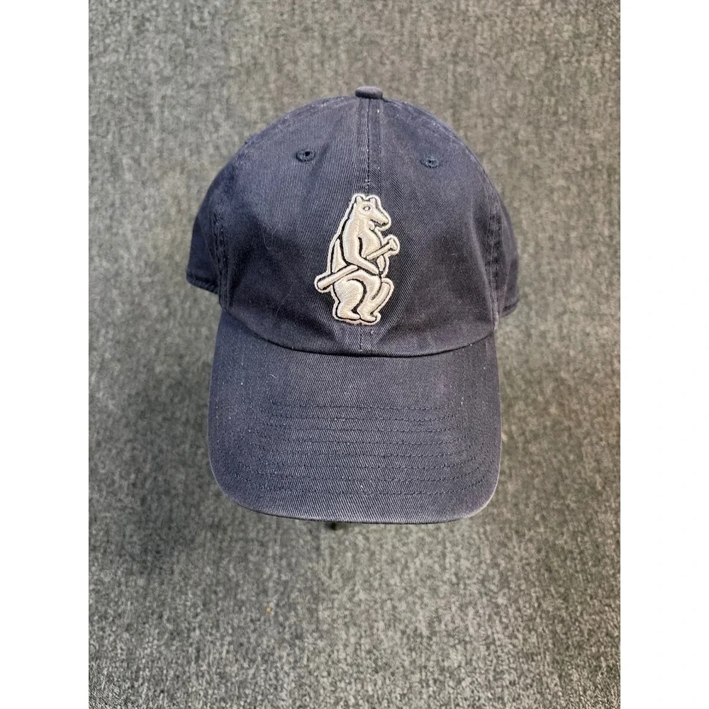 47 Brand Cooperstown Collection Chicago Cubs Standing Bear Navy Baseball Hat OS - Picture 1 of 7